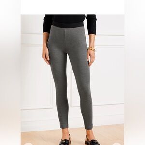 Talbots Soho Leggings in Shadow Heather Gray Sz 2P